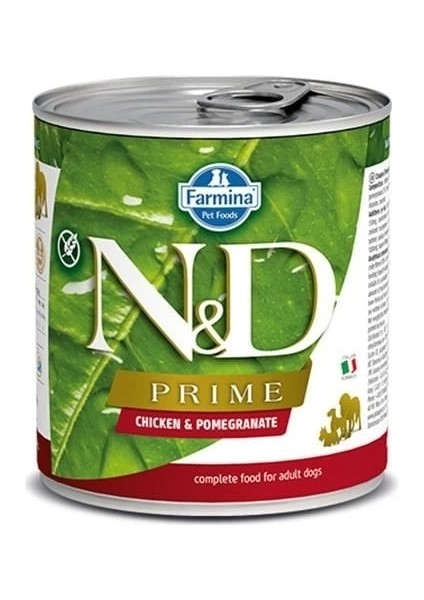 N&d Prime Tavuk ve Narlı Yavru Konserve Köpek Maması 285 gr