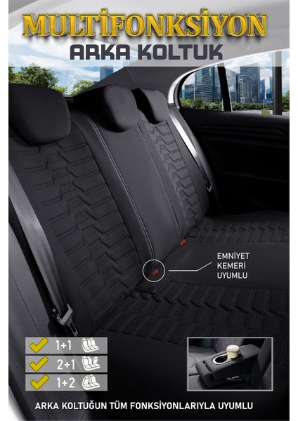 Chevrolet Captivia (2006-2018) Uyumlu Tam Set Oto Koltuk Kılıfı Platınum Serisi .1 fiyatları