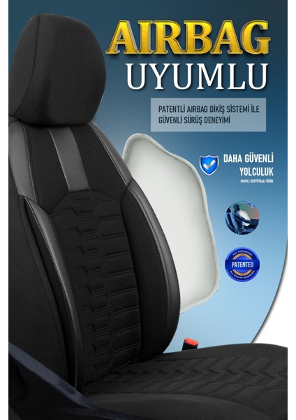 Opel Astra K Kasa (2013-2019) Uyumlu Tam Set Oto Koltuk Kılıfı Platınum Serisi .1 fırsatları