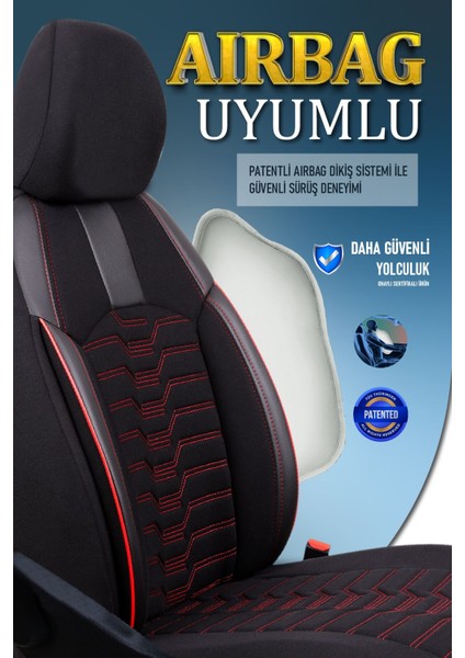 Nissan Micra Tek Kapı (2000-2005) Uyumlu Tam Set Oto Koltuk Kılıfı Platınum Serisi .3 fırsatları
