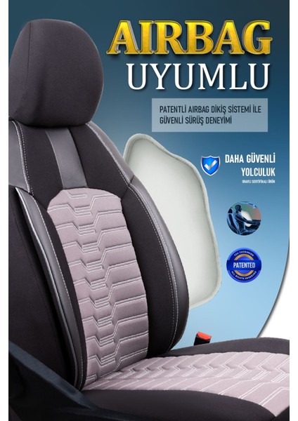 Opel Corsa (2005-2010) Uyumlu Tam Set Oto Koltuk Kılıfı Platınum Serisi .7 fırsatları