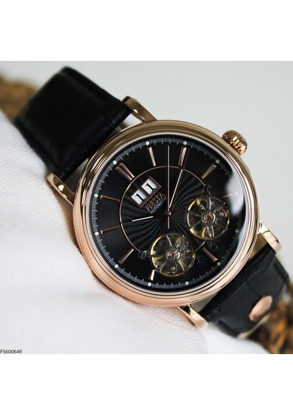 FS600649 Deri Kordonlu Otomatik Erkek Kol Saati modelleri
