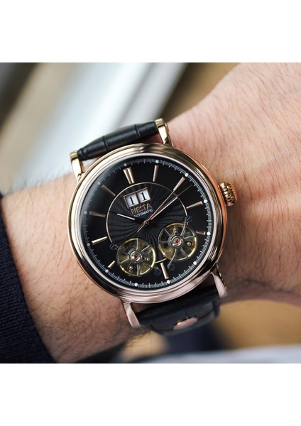 FS600649 Deri Kordonlu Otomatik Erkek Kol Saati fırsatları