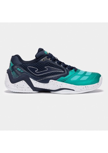 Set Erkek Siyah Toprak Kort Tenis Ayakkabısı Tsets2543c