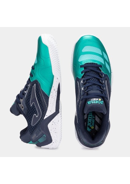 Set Erkek Siyah Toprak Kort Tenis Ayakkabısı Tsets2543c