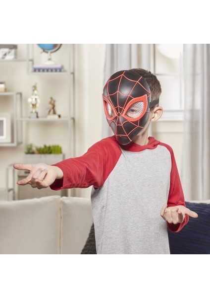 Marvel Spider-Man Miles Morales Kahraman Maskesi – Çocuk Kostüm Aksesuarı