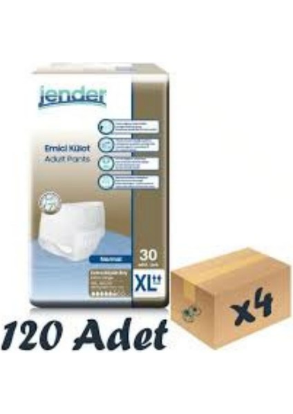 Emici Külot XLarge 120 Adet 30'luk 4 Paket fırsatları