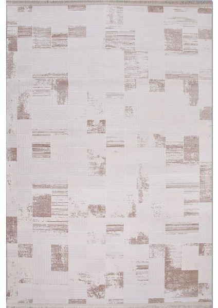 Kandy KN01 Bej Akrilik Yapışmaz Sık Dokulu Salon Antre Mutfak Ytak Odası Halı Yolluk indirimleri