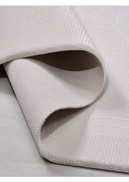 Kandy KN01 Bej Akrilik Yapışmaz Sık Dokulu Salon Antre Mutfak Ytak Odası Halı Yolluk