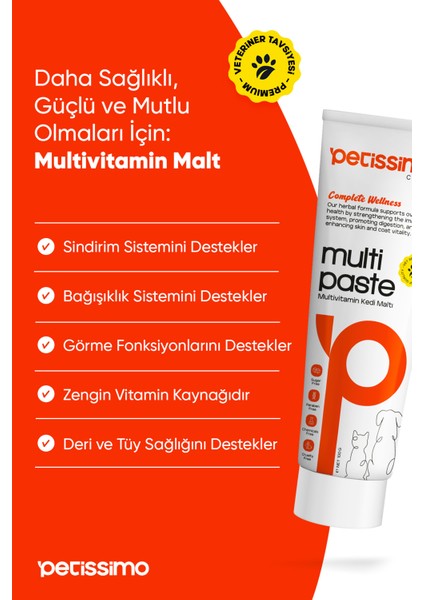 Multivitamin Kedi Maltı - Tüy Dökülmesini Engelleyici fiyatları