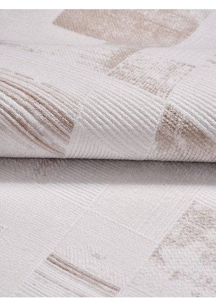 Kandy KN01 Bej Akrilik Yapışmaz Sık Dokulu Salon Antre Mutfak Ytak Odası Halı Yolluk fiyatları