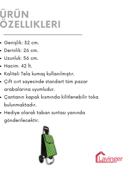 Pazar Arabası Yedek Çantası modelleri