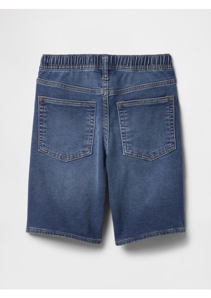 Erkek Çocuk Lacivert Pull-On Sweatpant Jean Şort fırsatları