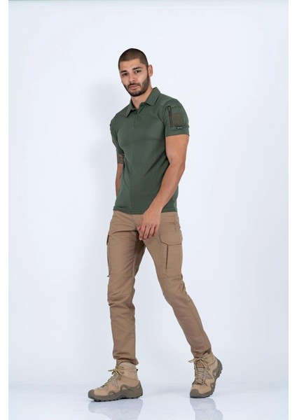 Outdoor Taktik Pantolon Ripstop Çok Cepli Kargo Pantolonu - 502 Bej
