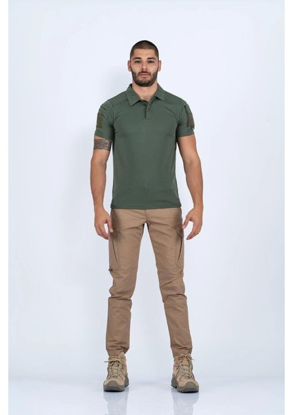 Outdoor Taktik Pantolon Ripstop Çok Cepli Kargo Pantolonu - 502 Bej