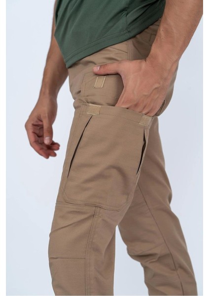 Outdoor Taktik Pantolon Ripstop Çok Cepli Kargo Pantolonu - 502 Bej