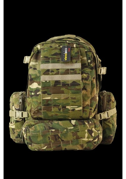 75 Litre Taktik Dağcı Kampçı Multicam Kamuflaj Sırt Çantası