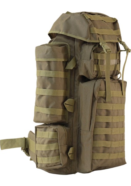 Hunter Operasyon Dağcı Çantası Cordura Kumaş 120 Litre Kahverengi