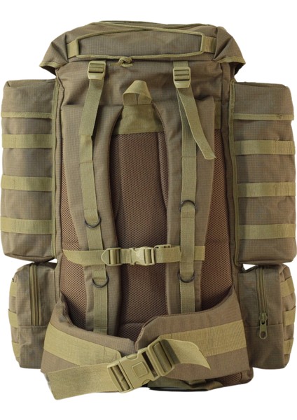 Hunter Operasyon Dağcı Çantası Cordura Kumaş 120 Litre Kahverengi
