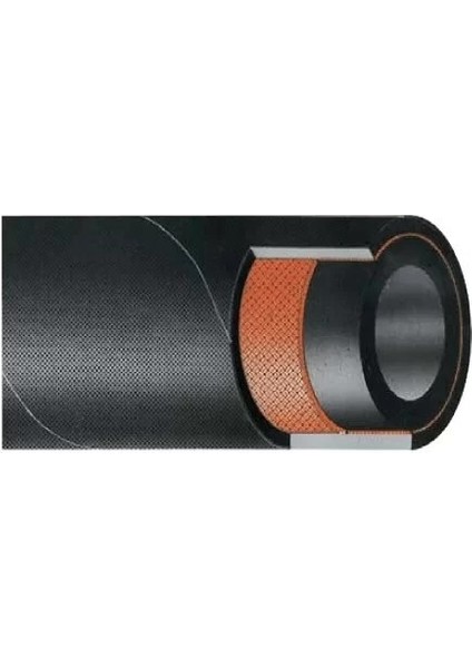 Hidrolik Tekstil Örgülü Hortum R6 - 9.5mm 3/8 ()