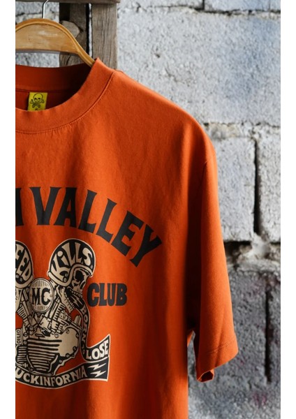 Death Valley Oversize Unisex Turuncu Tişört indirimleri