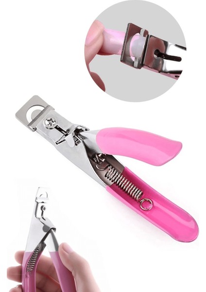 Takma Tırnak Protez Tırnak Pens Kesici Ayarlayıcı Giyotin ( )