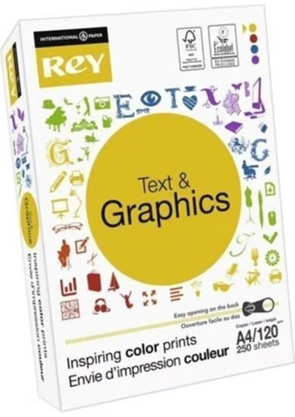 Reytex Prodesign Gramajlı Kağıt A4 120 gr 250 Li