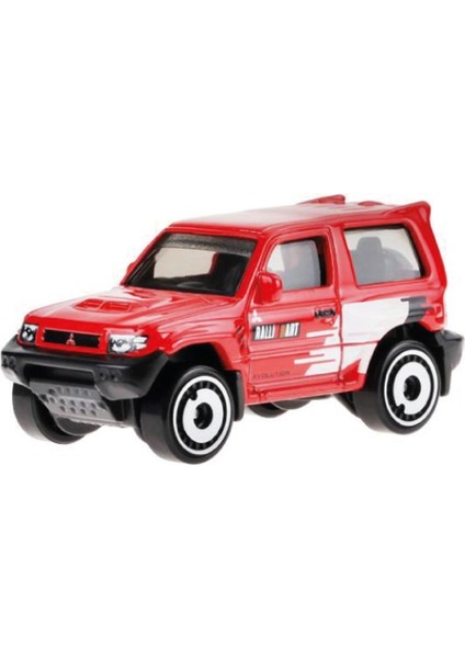 1/64 Ölçek Tekli Regular Arabalar HKG47 Mud Studs / Mitsubishi Pajero Evolution Kırmızı modelleri