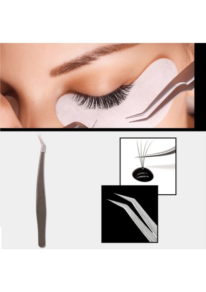 Ipek Kirpik Takma Şekillendirme ve Düzeltme Cımbızı 856 ( )