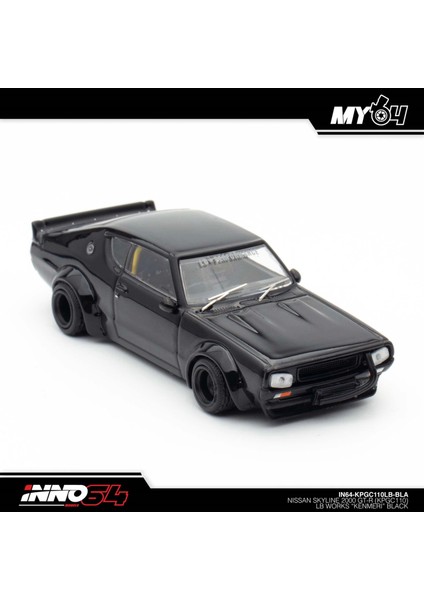 Inno 1/64 Nissan Skyline 2000 Gt-R (KPGC110) Lb Works "kenmeri" Black fiyatları