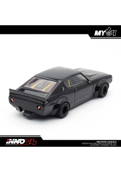 Inno 1/64 Nissan Skyline 2000 Gt-R (KPGC110) Lb Works "kenmeri" Black fırsatları
