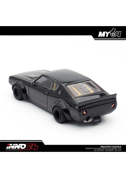 Inno 1/64 Nissan Skyline 2000 Gt-R (KPGC110) Lb Works "kenmeri" Black indirimleri