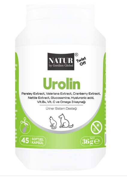 Urolin 45 Soft Jel Kapsül 36 gr