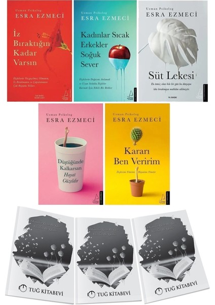 Esra Ezmeci Seti 5li Set + Hediyeli