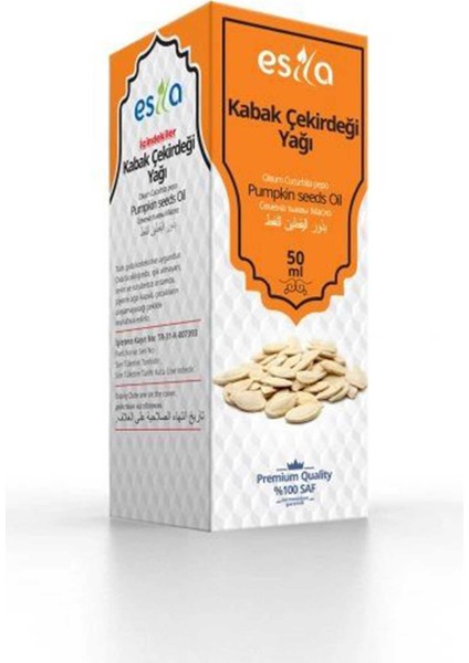 Kabak Çekirdeği Yağı 50 Ml.