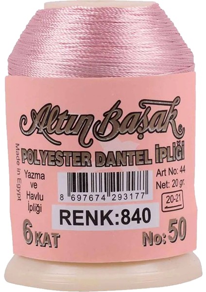 3 Adet Altınbaşak Oya ve Dantel Ipi 20 gr - Royaleks - No: 840