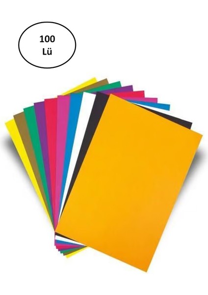 Umut Fon Kartonu 48X68 130 Gram Sarı 100'LÜ