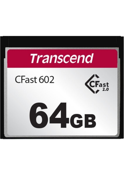 TS64GCFX602 64 GB CFX602 Cfast 2. Compact Flash Hafıza Kartı