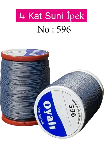 4 Kat Suni Ipek Iplik Iğne Oyası Boncuk Ipi Tığ Oyası NO:596