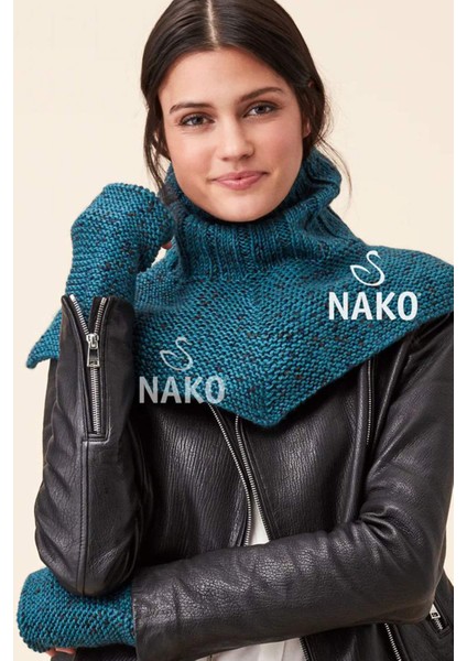 5 Adet Tweed Premium Akrilik El Örgü İpi Yünü No: 35032 modelleri