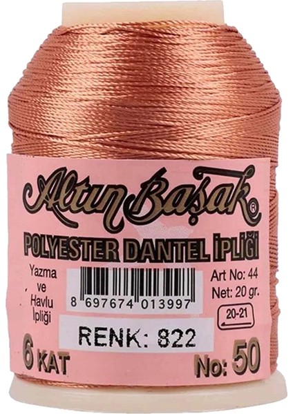 3 Adet Altınbaşak Oya ve Dantel Ipi 20 gr - Royaleks - No: 822