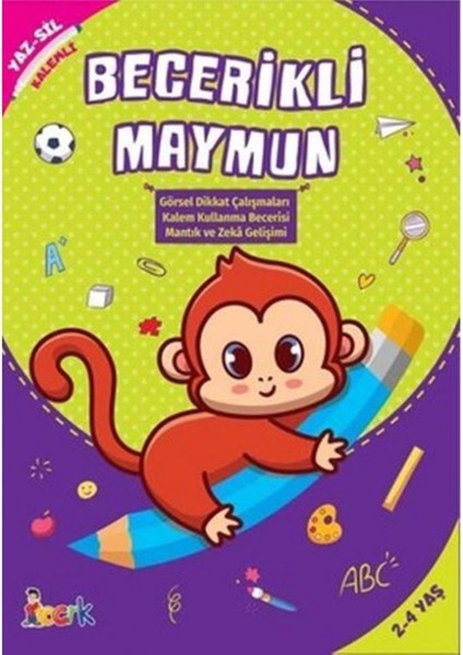 Becerekli Maymun - Yaz Sil Kalemli - Kolektif - Bıcırık