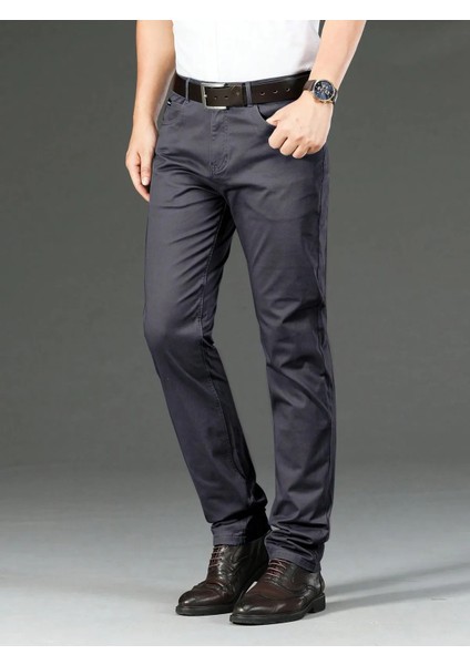 Erkek Regular Fit Rahat Kesim Non-Denim Kot Pantolon