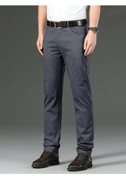 Erkek Regular Fit Rahat Kesim Non-Denim Kot Pantolon fırsatları