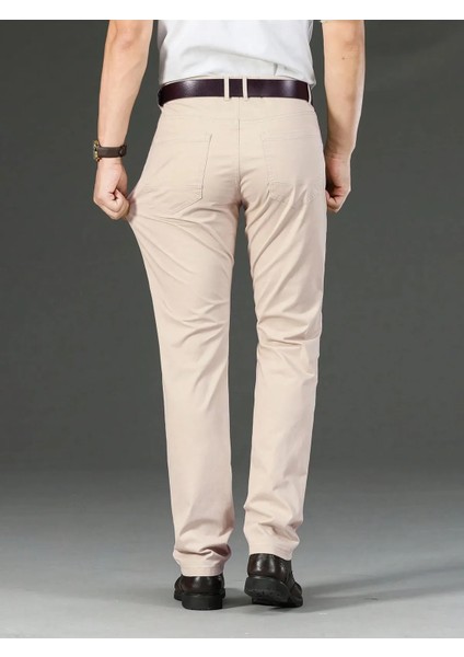 Erkek Regular Fit Rahat Kesim Non-Denim Kot Pantolon