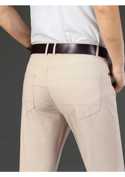 Erkek Regular Fit Rahat Kesim Non-Denim Kot Pantolon