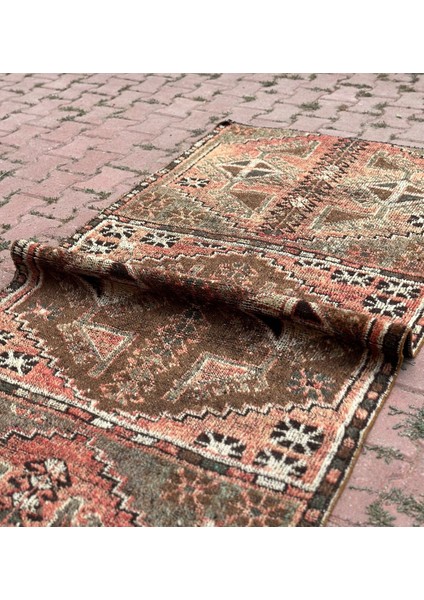 107X265CM Büyük Vintage El Dokuması Yolluk, 50 Yıllık Antika Halı, Dekoratif Harika Yolluk indirimleri