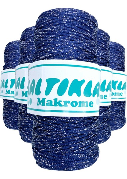 5 Adet Polyester Simli Makrome Ipi SG-370