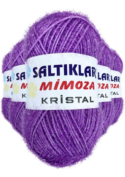 5 Adet Mimoza Kristal Işıltılı Şal Patik Yelek Ipi 09