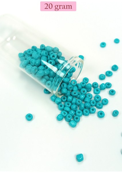 Dökme Cam Kum Boncuk Büyük Boy (6/0) 4 mm - 4 Renk - Toplam 80 Gram - BNC409 indirimleri